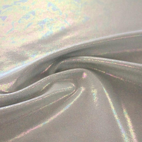 Foiled Spandex Rainbow Print