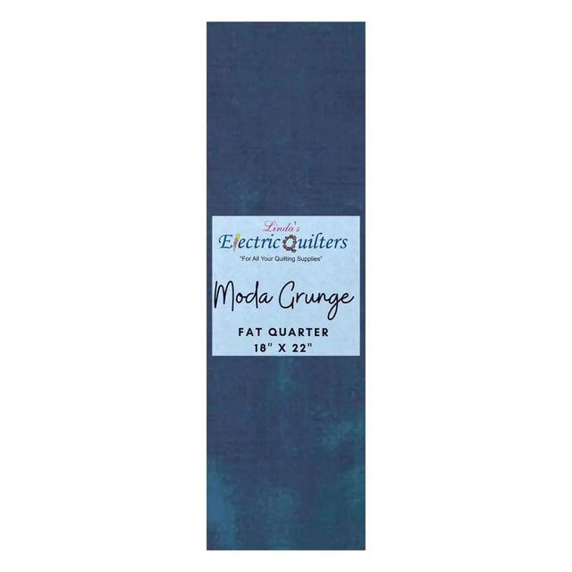 Cotton Fat Quarter Prussian Blue Moda Grunge 18 x 22