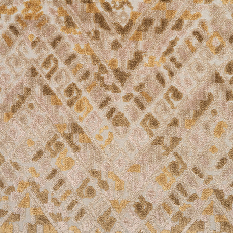 Cut Velvet Upholstery Fabric Puebla Geometric Pattern by the Yard