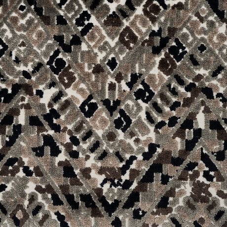 Cut Velvet Upholstery Fabric Puebla Geometric Pattern by the Yard