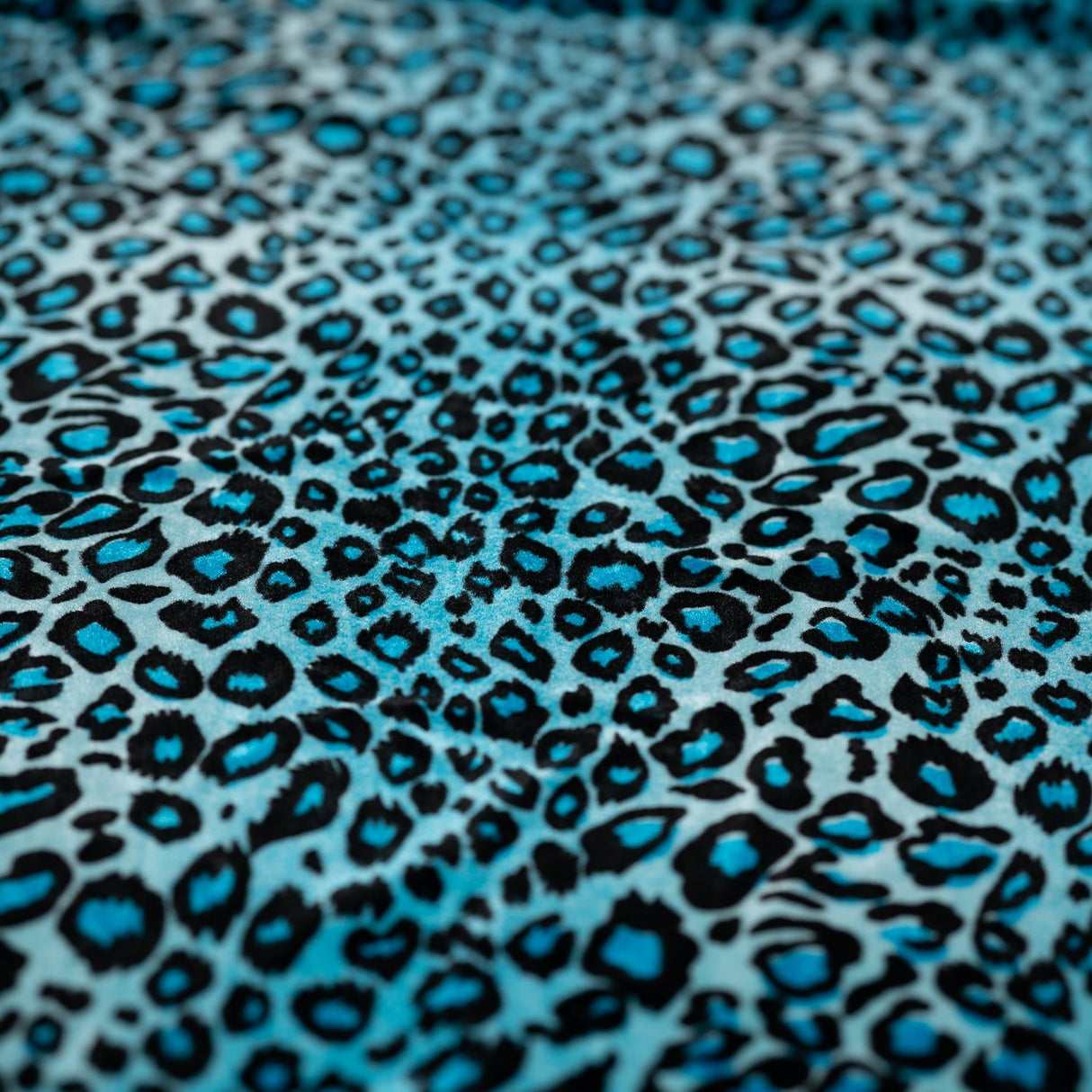 Pug Leopard Primo Stretch Velvet Fabric - Leopard Print, 58/60" Width (1 Yard)