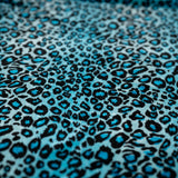 Pug Leopard Primo Stretch Velvet Fabric - Leopard Print, 58/60" Width (1 Yard)
