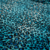 Leopard Stretch Velvet Fabric