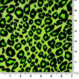 Pug Leopard Primo Stretch Velvet Fabric - Leopard Print, 58/60" Width (1 Yard)