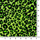 Leopard Stretch Velvet Fabric