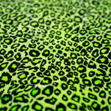 Leopard Stretch Velvet Fabric