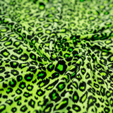 Leopard Stretch Velvet Fabric