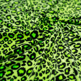 Pug Leopard Primo Stretch Velvet Fabric - Leopard Print, 58/60" Width (1 Yard)