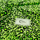 Leopard Stretch Velvet Fabric