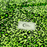 Pug Leopard Primo Stretch Velvet Fabric - Leopard Print, 56" Width (1 Yard)