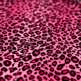 Pug Leopard Primo Stretch Velvet Fabric - Leopard Print, 56" Width (1 Yard)