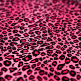 Leopard Stretch Velvet Fabric