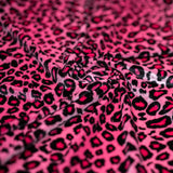 Leopard Stretch Velvet Fabric