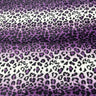 Leopard Print Faux Fur Fabric - Multi-Color Leopard Animal Print, 1.5" Width