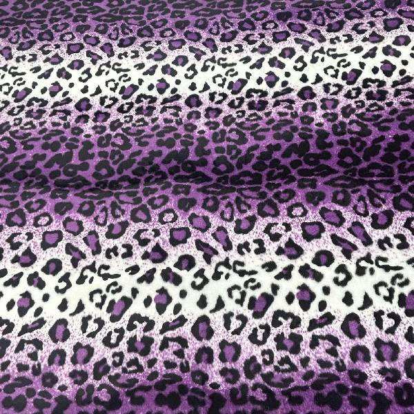 Leopard Print Valboa Faux Fur Trim - Faux Fur Fabric - Leopard Print, 1.5" Width