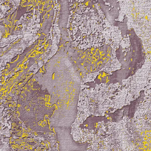 Cotton Fabric Purple Dried Clay Plum 44/45"