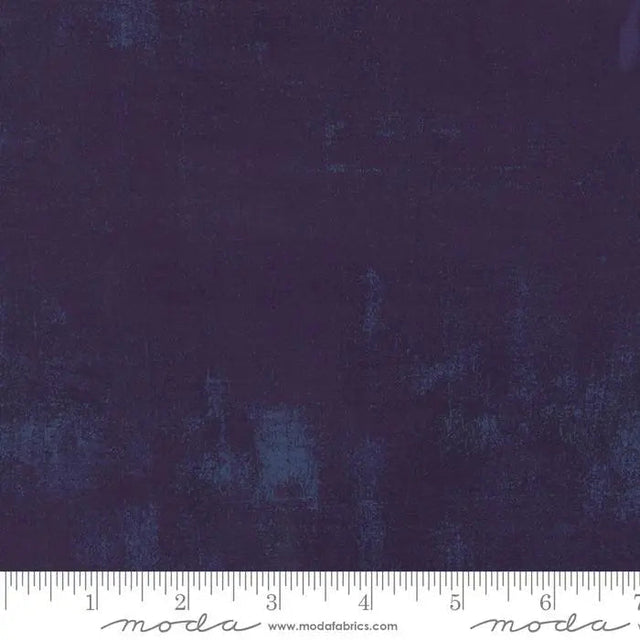 Cotton Print Purple Grunge Basics Eggplant 44/45" Fabric