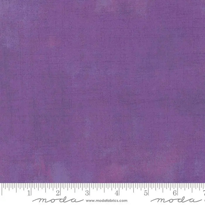 Cotton Fabric Purple Grunge Basics Grape 44/45" Per Yard
