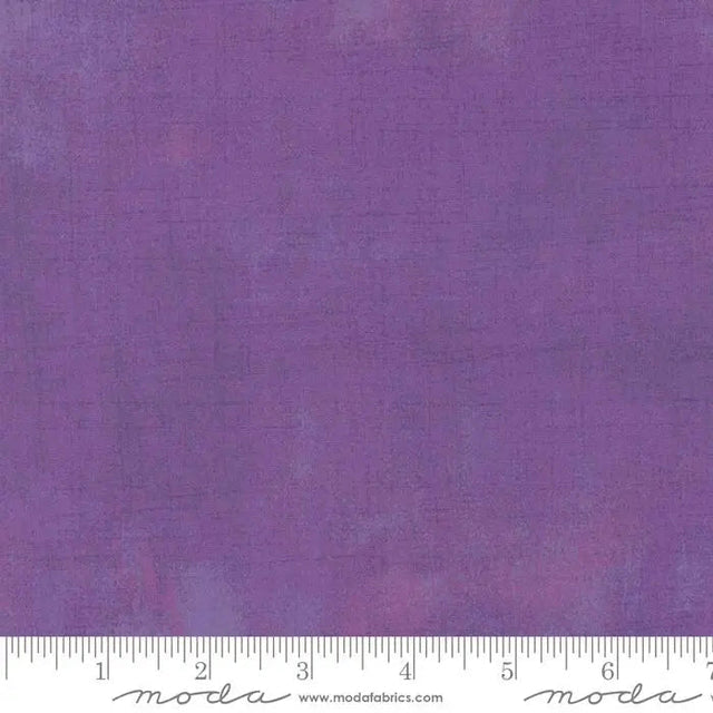 Cotton Fabric Purple Grunge Basics Grape 44/45" Per Yard