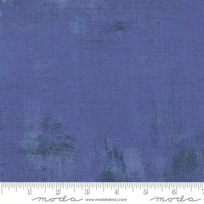 Cotton Print Purple Grunge Basics Periwinkle 44/45" Fabric