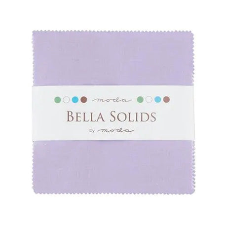 Purple Lilac Bella Solids Charm Pack Precuts