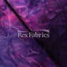 Crushed Tie Dye Velvet Polyester Spandex Velvet Fabric - Assorted Colors, Crushed Tie-Dye, 58/60" Width (1 Yard)