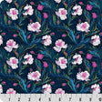 Purple Whispering Blooms Nightshade Quilting Cuddle Fabric