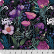 Purple Whispering Blooms Quilting Cuddle Fabric