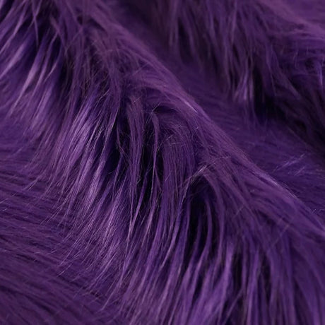 Faux Fur Fabric Shaggy Long Pile 4" Pile