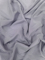 Gingham 1/8 Squares Polyester Poplin Fabric - Checkered Gingham, 60" Width (1 Yard)