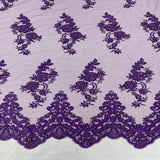 Beaded Lace Fabric Helena Floral 50" Width