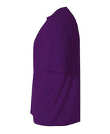 A4 NB3142 Youth Cooling Performance Crew Micro Poly Interlock Fabric - Purple, 44+ UPF, Moisture Wicking, Stain Release (1 Piece)