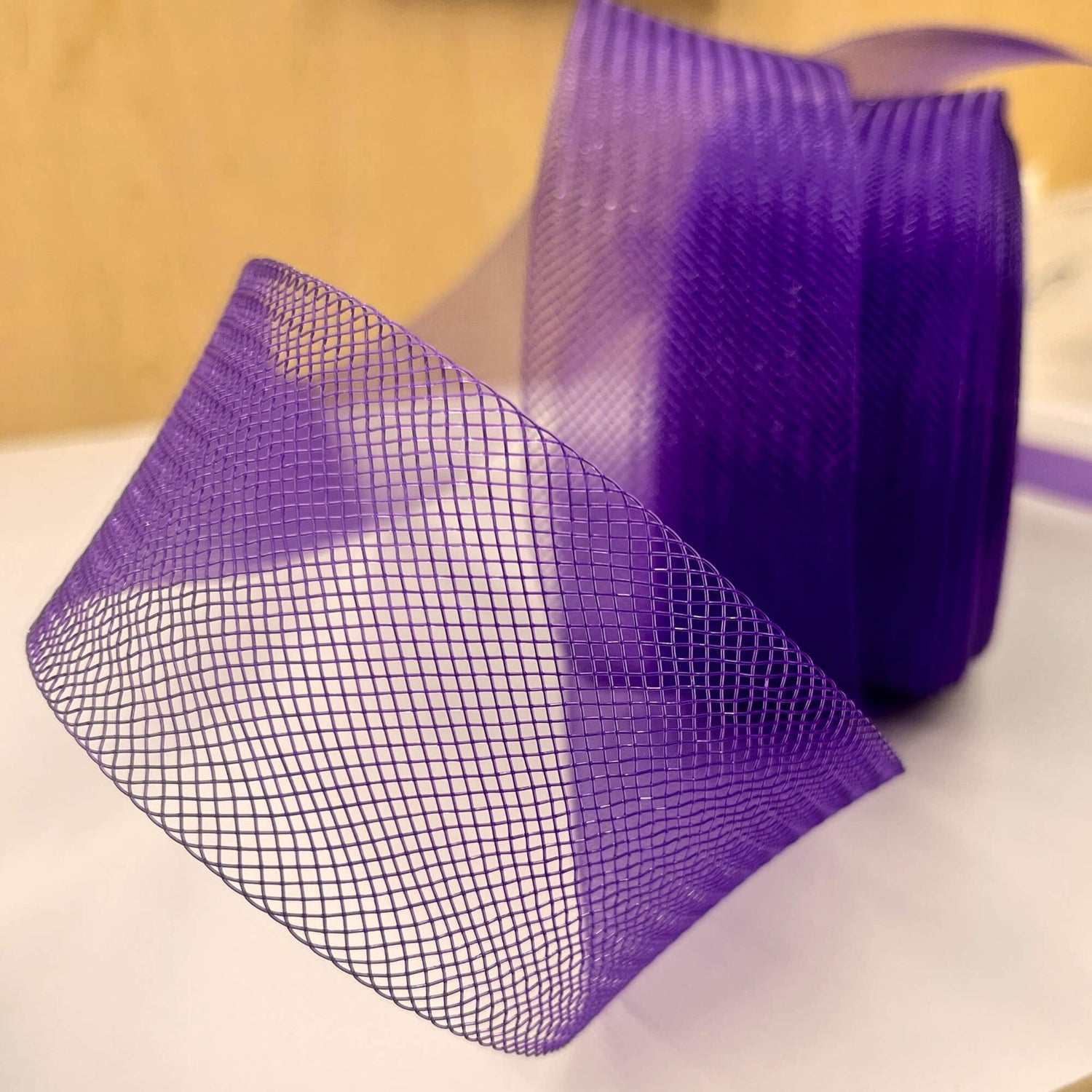 1 Yard Nylon Horsehair Trim 2" Wide Stiff Crinoline Braid for Costumes & Formal Wear