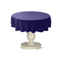 Tablecloth Dull Bridal Satin Fabric - 36" Round, Solid Color (1 Piece)