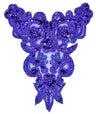 Sequins Beaded Applique 7.5 x 9.5
