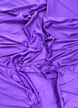 Stretch Lining Polyester Fabric - Purple, Matte Soft, 60" Width (1 Yard)