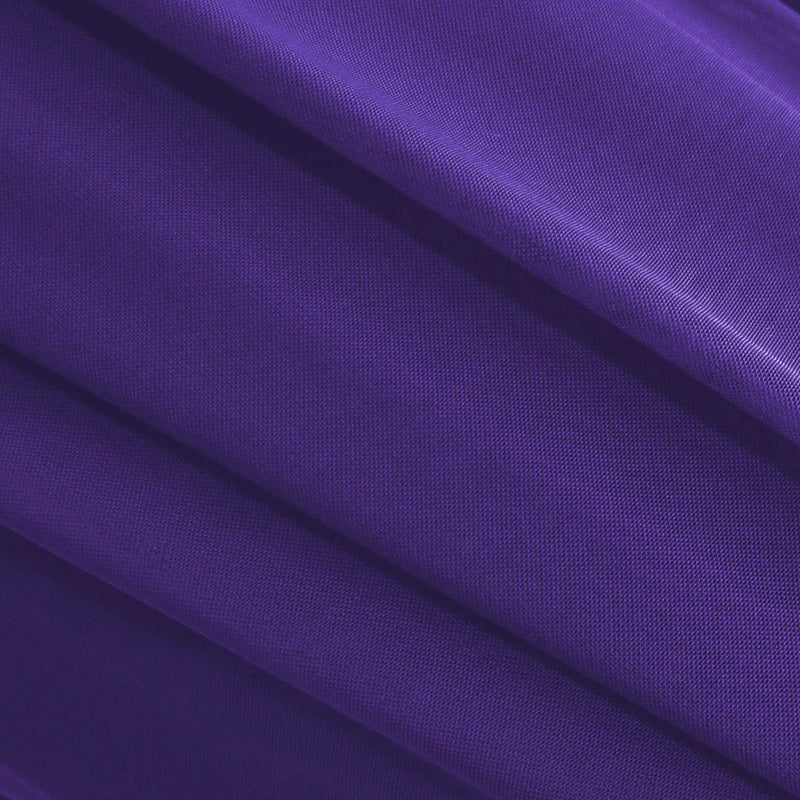 Purple Stretch Mesh Fabric