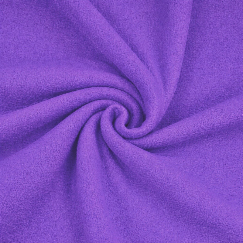 Purple Anti-Pill Polar Fleece Fabric by the Yard