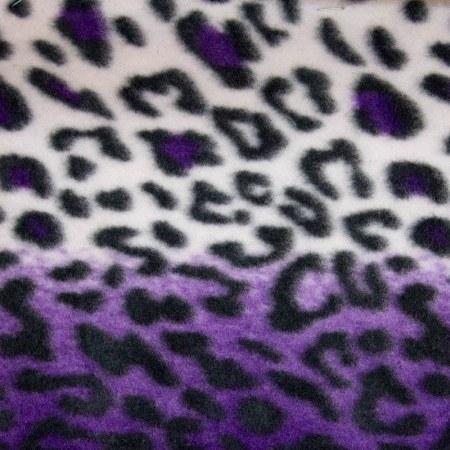 Leopard Print Polar Fleece Fabric - Leopard Print, 60" Width (1 Yard)
