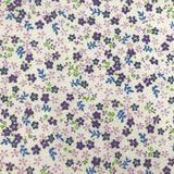 Mini Daisy Floral Poly Cotton Fabric - Fuchsia, Purple, Red, Royal Blue Mini Daisy Floral, 58/60" Width