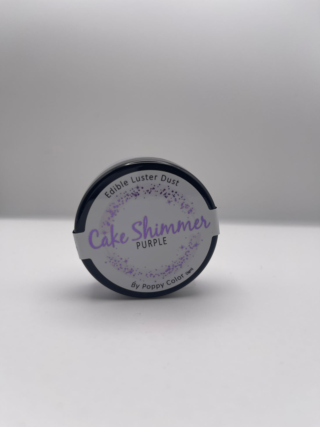 Cake Shimmer Purple by Poppy Paint 100% Edible Luster Dust 3g for Cake Decorating