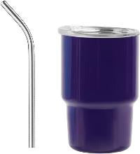 Thermal Sublimation Tumblers Stainless Steel Fabric - Purple, 2 Oz Shot Glass Cup (1 Unit)