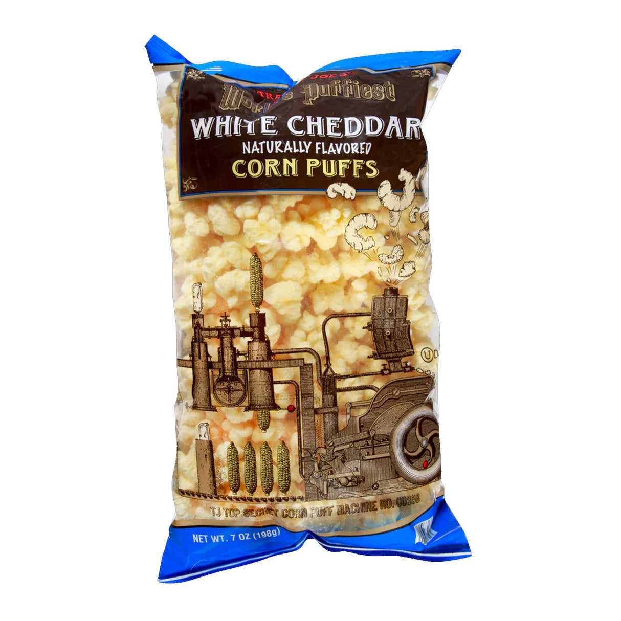 Trader Joe’s World’s Puffiest White Cheddar Corn Puffs 7 oz