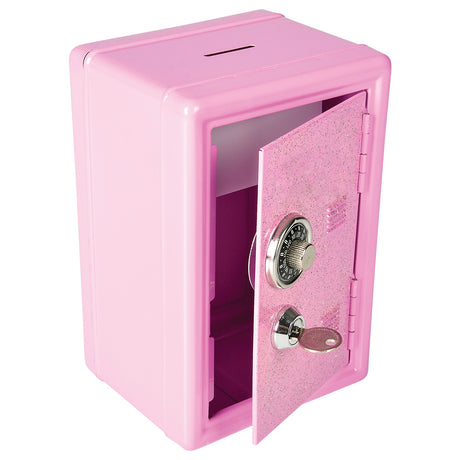 Glitter Locker Safe Bank 7"