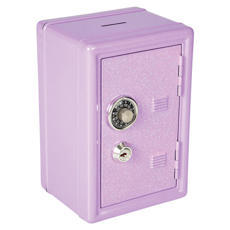 Glitter Locker Safe Bank 7"