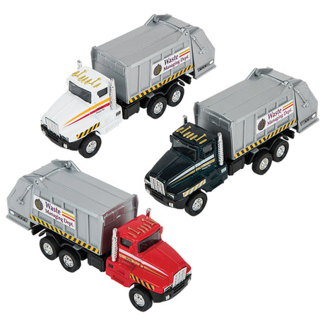 Die-Cast Pull Back Sanitation Truck (12 PC)