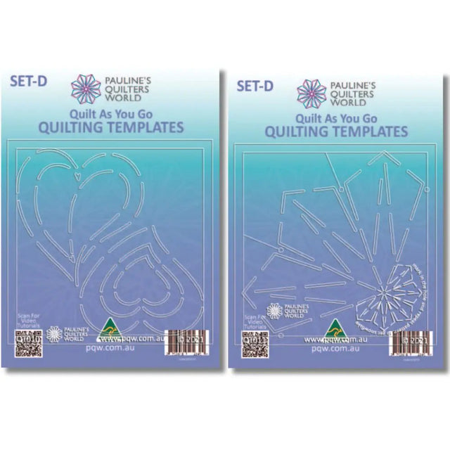 Quilting Templates Set D