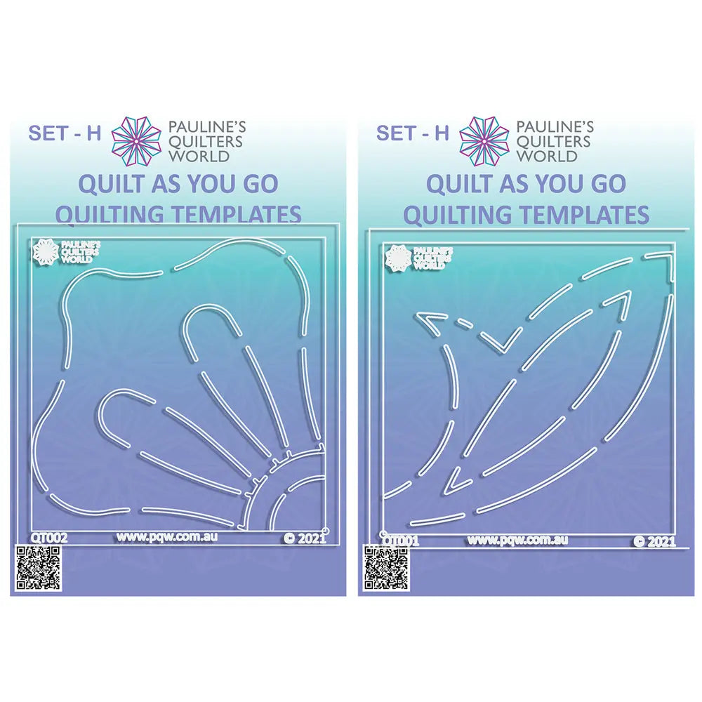 Quilting Templates Set H
