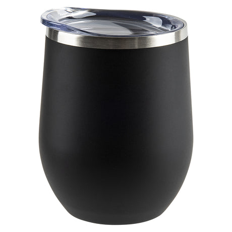 Wine Tumbler 12oz Double Wall Black