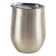 Wine Tumbler 12oz Double Wall Silver
